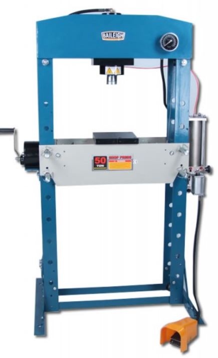 BAILEIGH AIR/HAND OPERATED H-FRAME PRESS HSP-50A