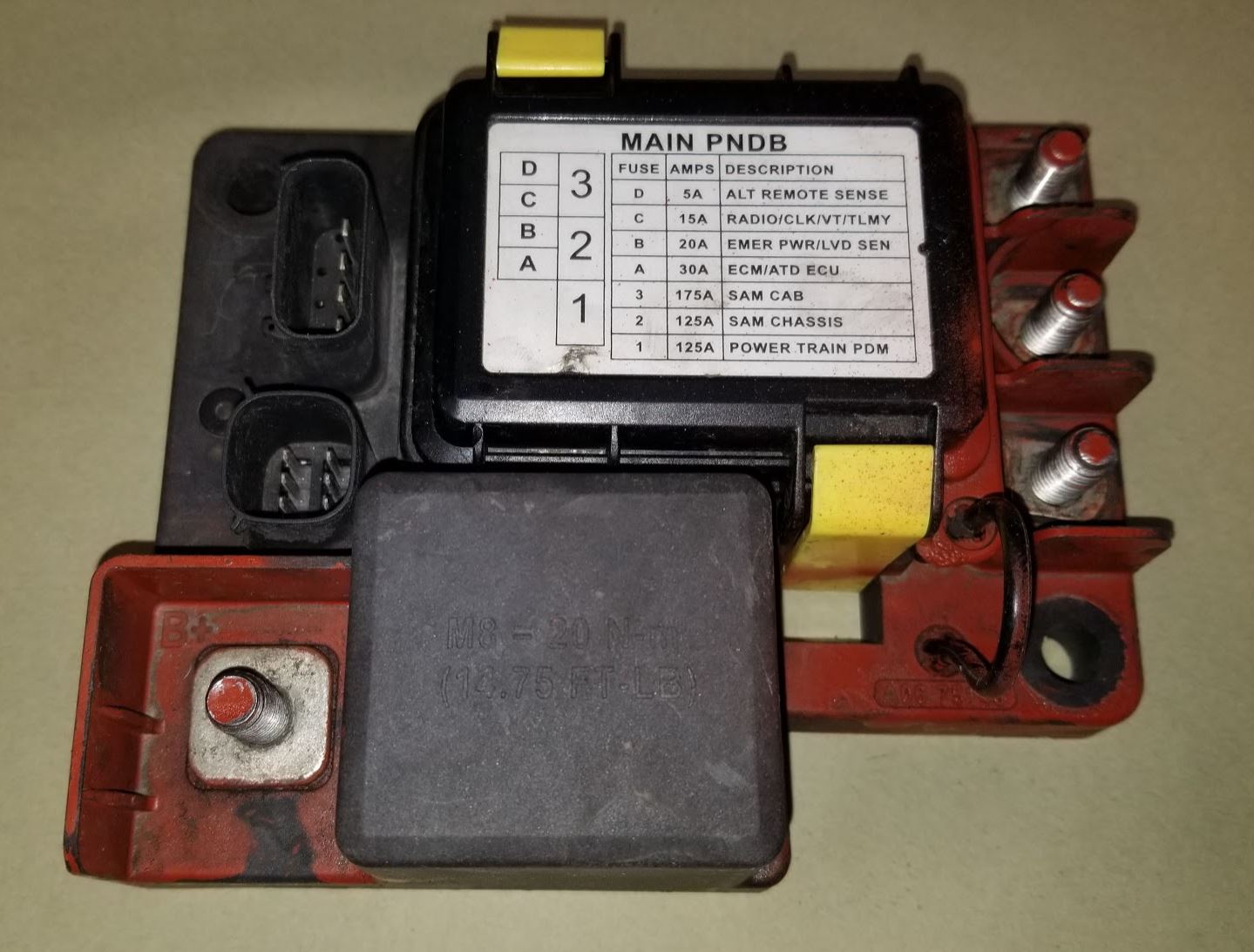 Littelfuse Power Harness Junction Box Main PNDB A06-75148-012