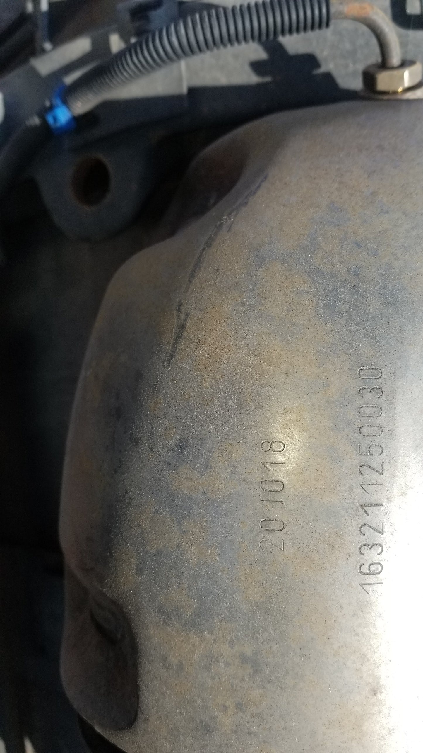 VOLVO DPF BOX ASSEMBLY REMOVED FROM 2019  VOLVO